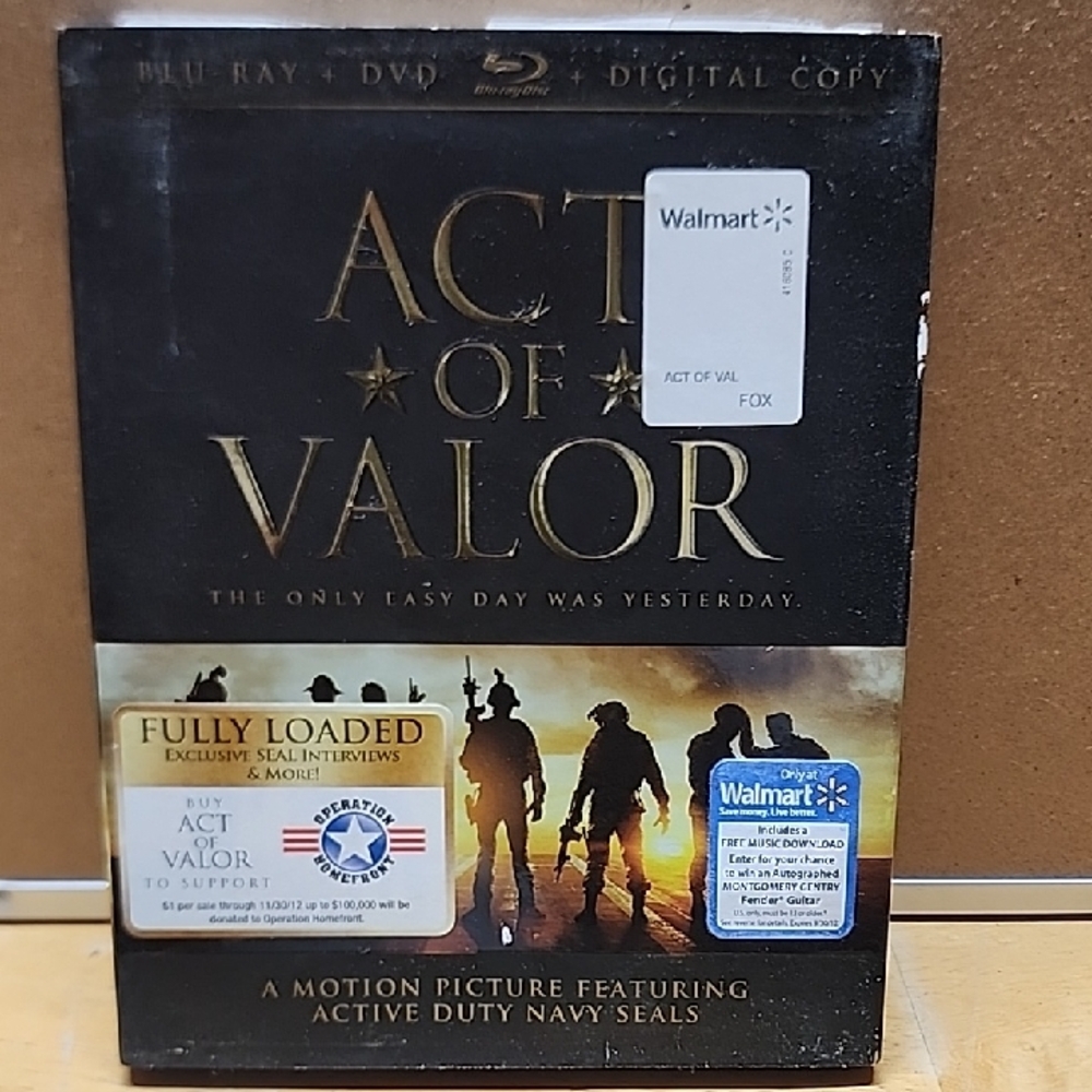 Act of Valor Blu-ray - Black Cover